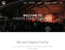 Tablet Screenshot of hagiosfamily.org